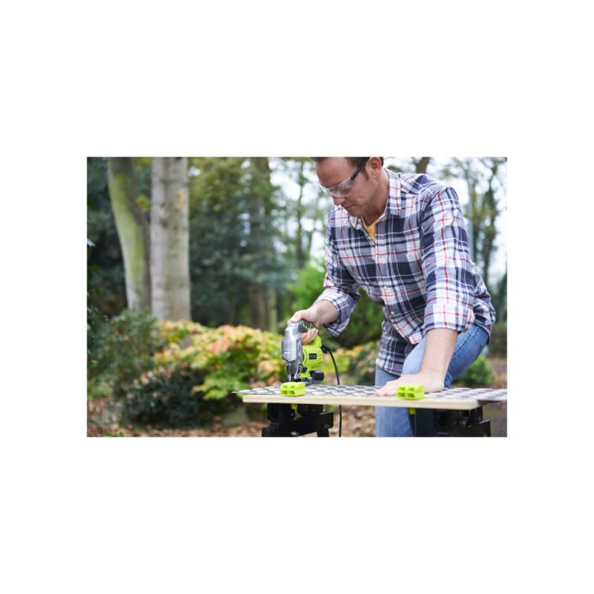 Voir la diapositive 5 : Ryobi Scie sauteuse électrique RYOBI 500W 75mm bois RJS750-G