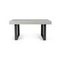 Voir la diapositive 3 : Table de séjour salle à manger extensible style industriel 160/200 cm MILTON