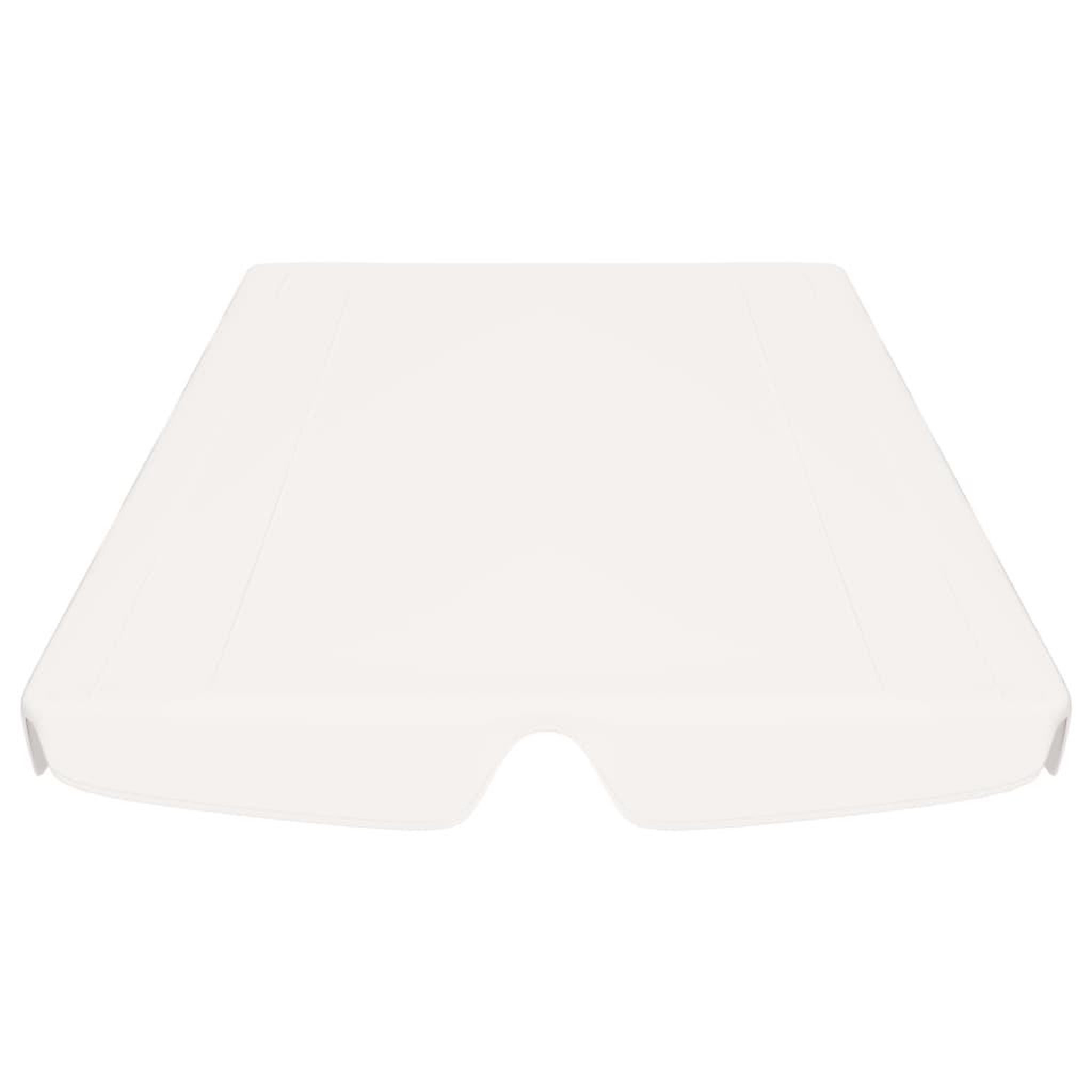 Voir la diapositive 4 : VIDAXL Toit de rechange de balançoire blanc 188/168x145/110 cm