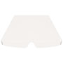 Voir la diapositive 4 : VIDAXL Toit de rechange de balançoire blanc 188/168x145/110 cm