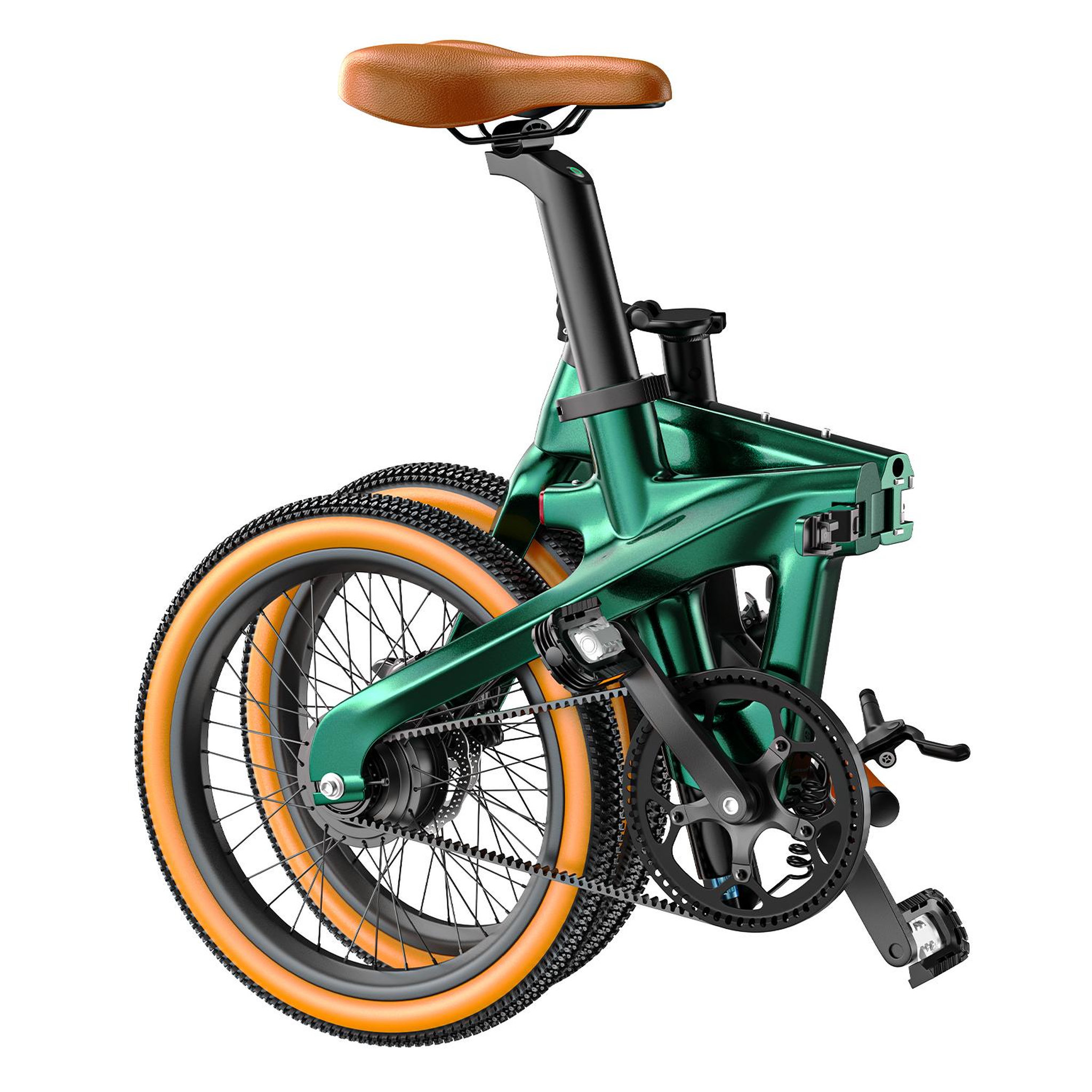 Voir la diapositive 4 : PULUMA Vélo électrique PULUMA PT20 en fibre de carbone, 250 W, 25 km/h, cadre pliable 20 pouces