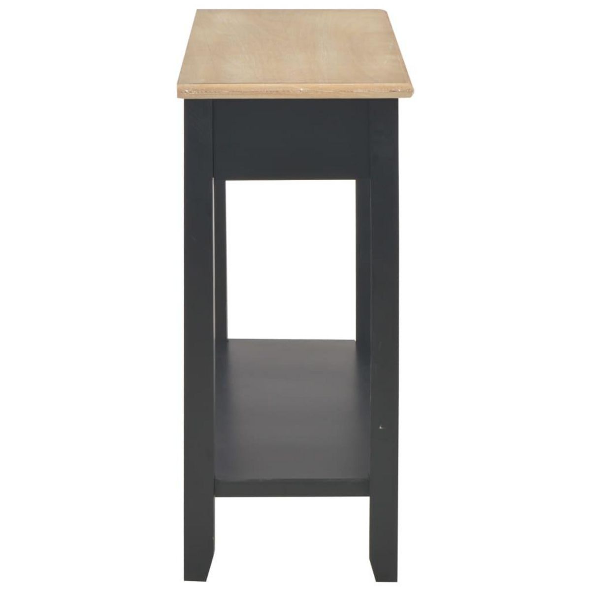 VIDAXL Table console Noir 110x35x80 cm Bois