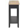 Voir la diapositive 5 : VIDAXL Table console Noir 110x35x80 cm Bois