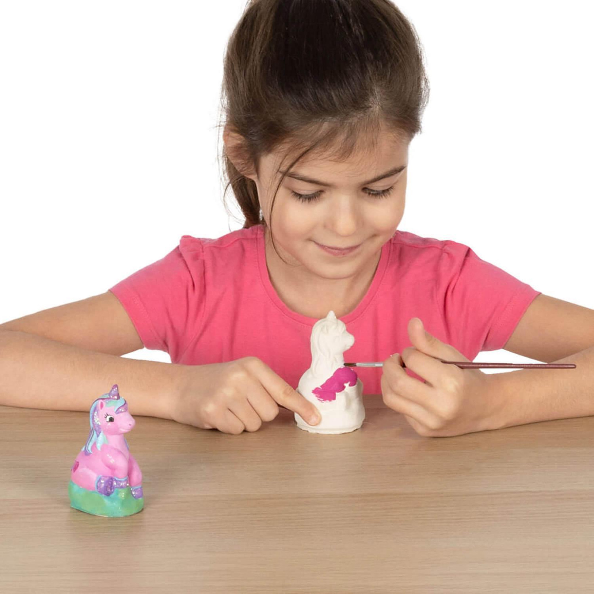 Voir la diapositive 6 : SES Creative Moulage et peinture - Licorne - SES CREATIVE - Facile a remplir avec du plâtre et de l'eau
