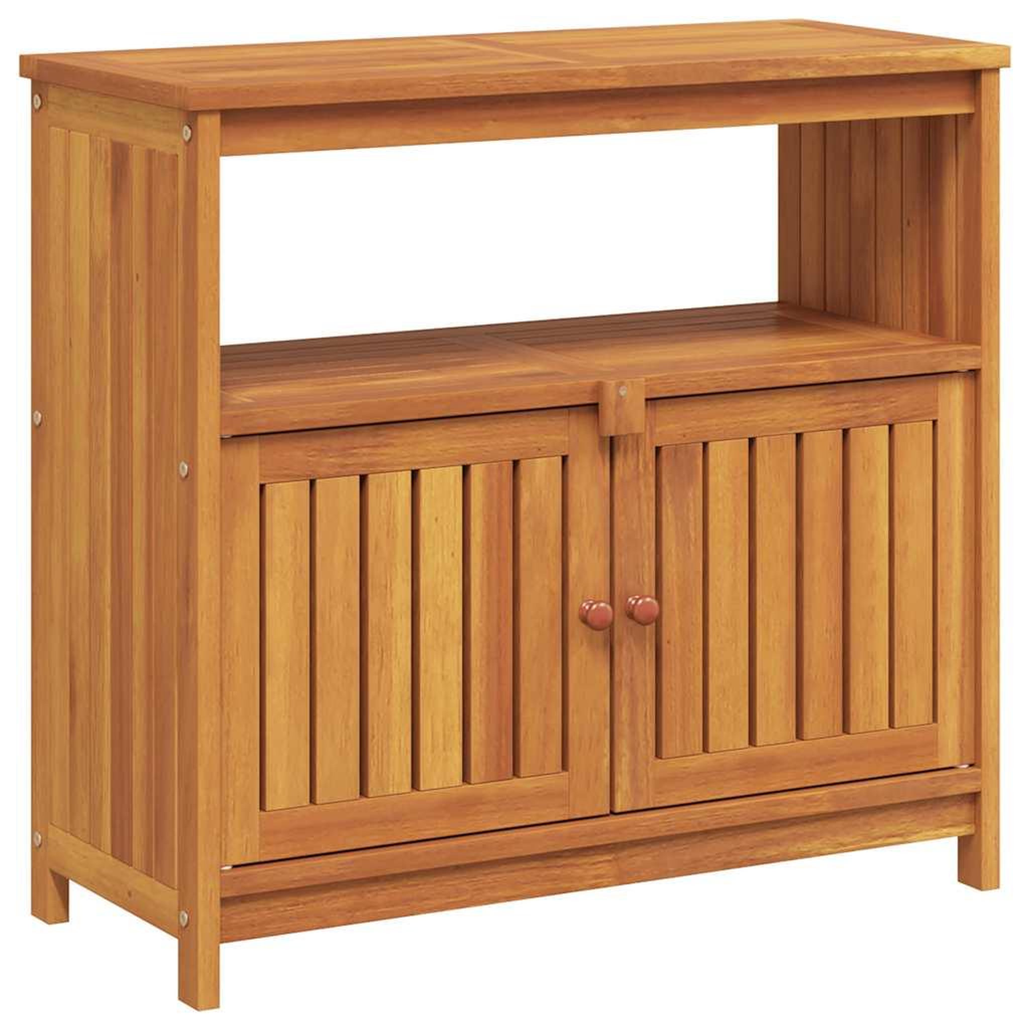 Voir la diapositive 2 : VIDAXL Table console de jardin 80x35x75 cm bois massif d'acacia