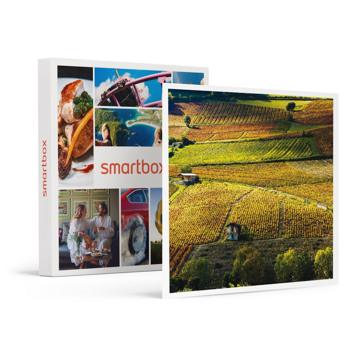 Smartbox Vol en montgolfière pour 2 personnes au-dessus des vignobles du Beaujolais en semaine - Coffret Cadeau Sport & Aventure