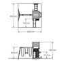 Voir la diapositive 2 : PRAGMA Aire de jeux avec tour et  toboggan - Bois - H2,44m - Nothbrook - 