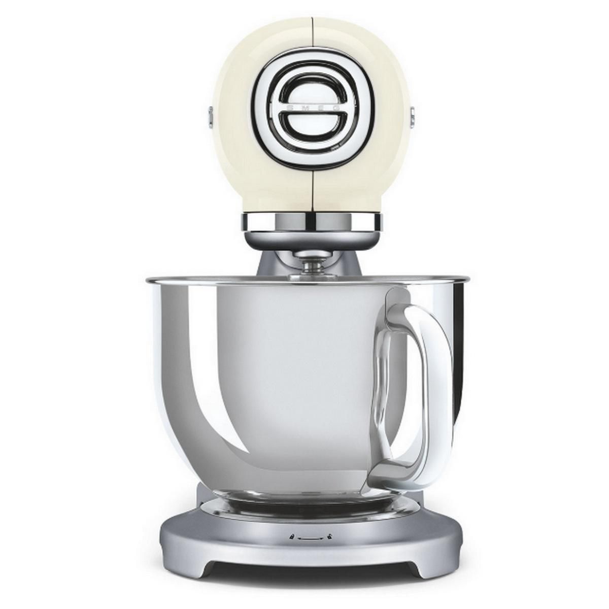 SMEG Robot pâtissier multifonctions 4.8l 800w crème - SMF04CREU