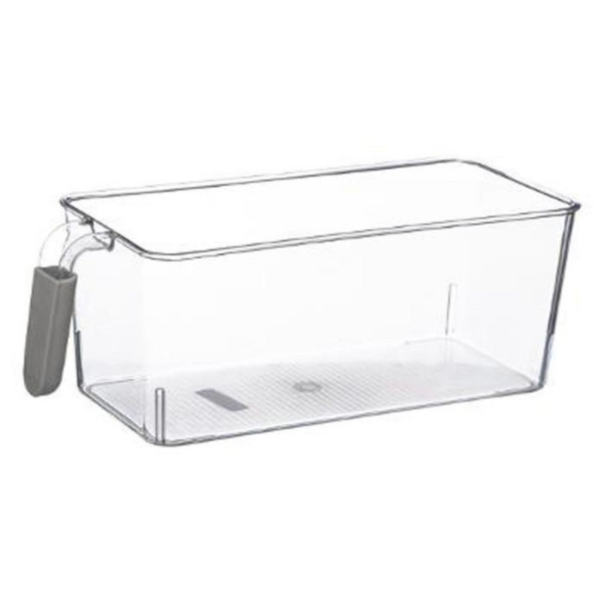 FIVE Bac de Rangement Frigo  Poignée  17cm Transparent
