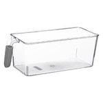 FIVE Bac de Rangement Frigo  Poignée  17cm Transparent