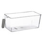 Voir la diapositive 1 : FIVE Bac de Rangement Frigo  Poignée  17cm Transparent