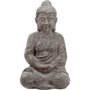  Statue en Ciment  Bouddha Assis  46cm Gris