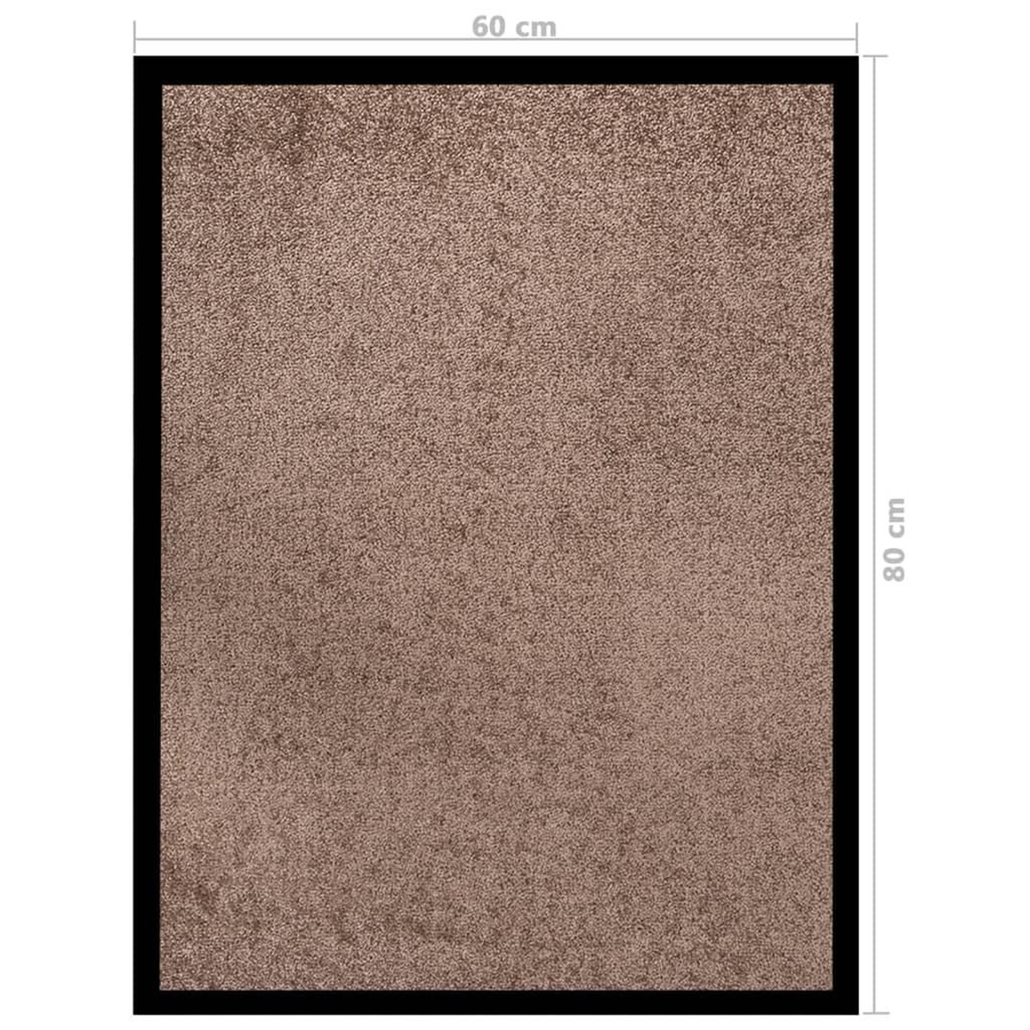 Voir la diapositive 6 : VIDAXL Paillasson Marron 60x80 cm