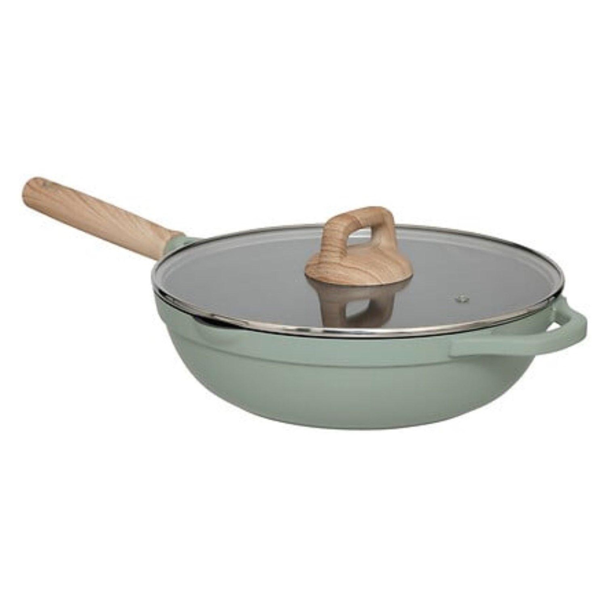 FIVE Sauteuse en fonte d'aluminium horizon - diam. 28 cm - vert