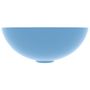 Voir la diapositive 3 : VIDAXL Lavabo de salle de bain Ceramique Bleu clair Rond