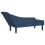 Voir la diapositive 5 : VIDAXL Chaise longue avec coussins bleu tissu