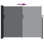Voir la diapositive 5 : VIDAXL Auvent lateral retractable noir 160x600 cm