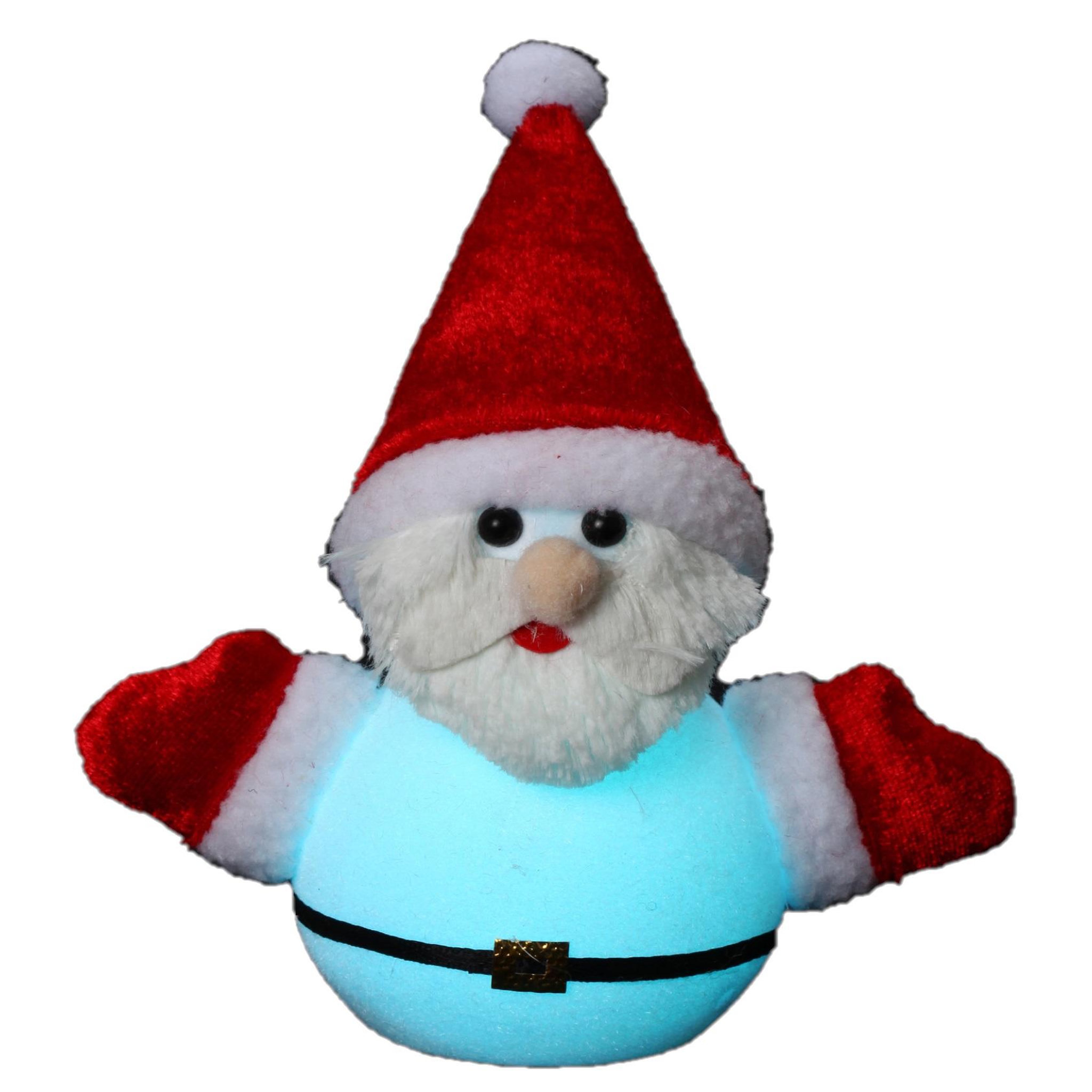 Eden Pere noel plastique bonnet rouge lumineux