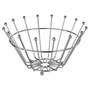 Voir la diapositive 1 : SECRET DE GOURMET Corbeille à Fruits Design  Métal  34cm Argent