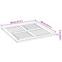 Voir la diapositive 6 : VIDAXL Dessus de table 80x80x2,2 cm carre bois massif d'acacia