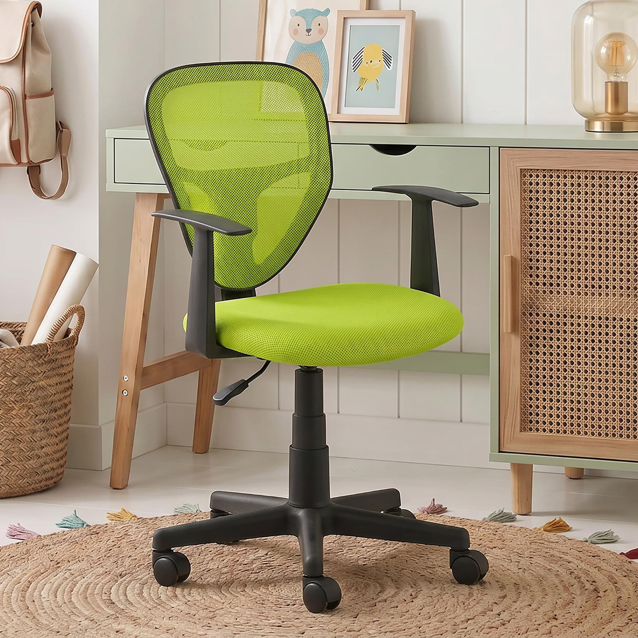 Voir la diapositive 2 : IDIMEX Chaise de bureau pour enfant STUDIO