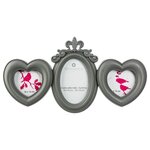 ATMOSPHERA Pêle-mêle 3 Photos Romance - 43 x 23 cm - Gris