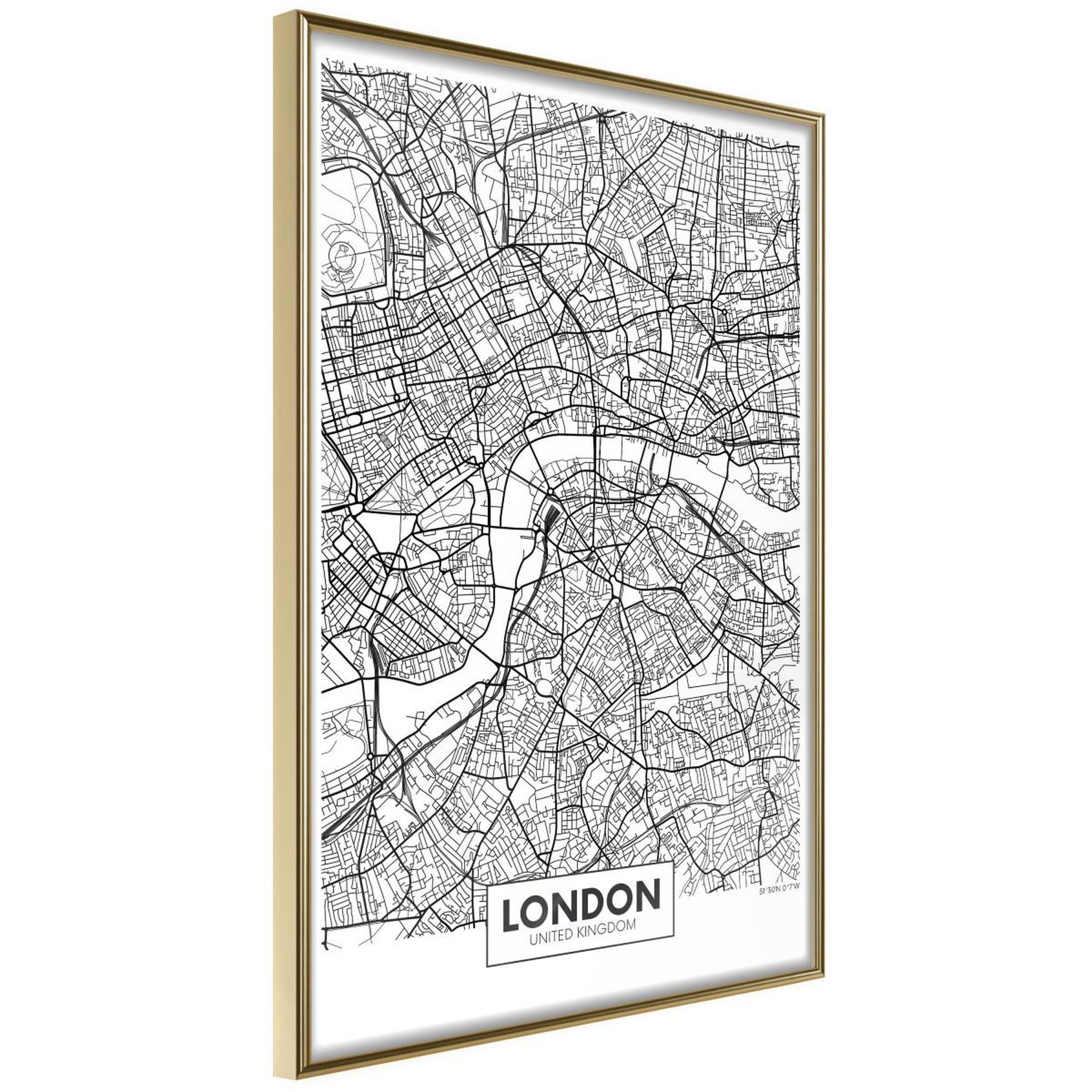 Paris Prix Affiche murale encadrée  city map london