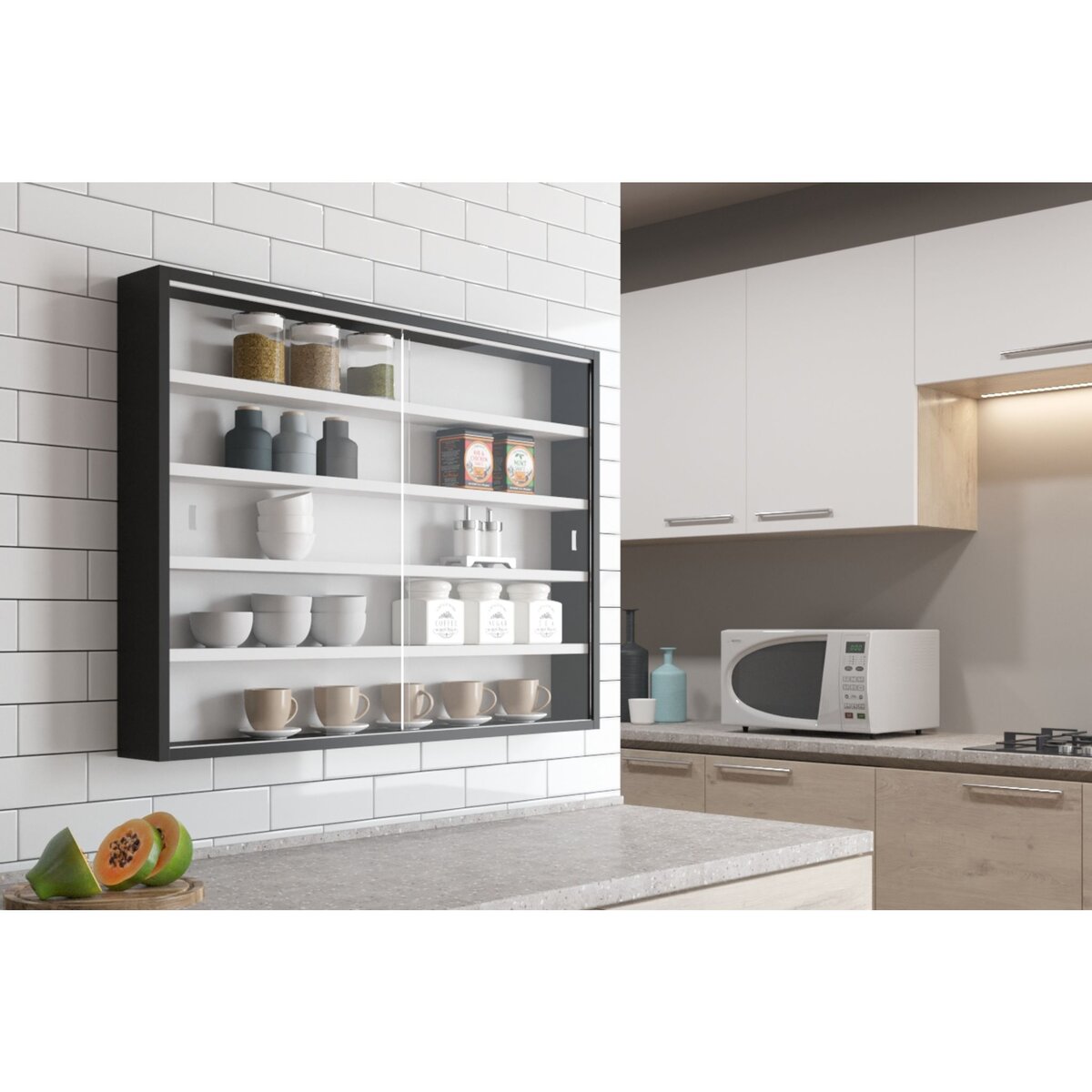 Vitrine de rangement murale pour miniatures ULLI