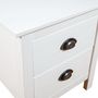 Voir la diapositive 5 : VIDAXL Table de chevet Hill Blanc 46x35x49,5 cm Bois de pin solide