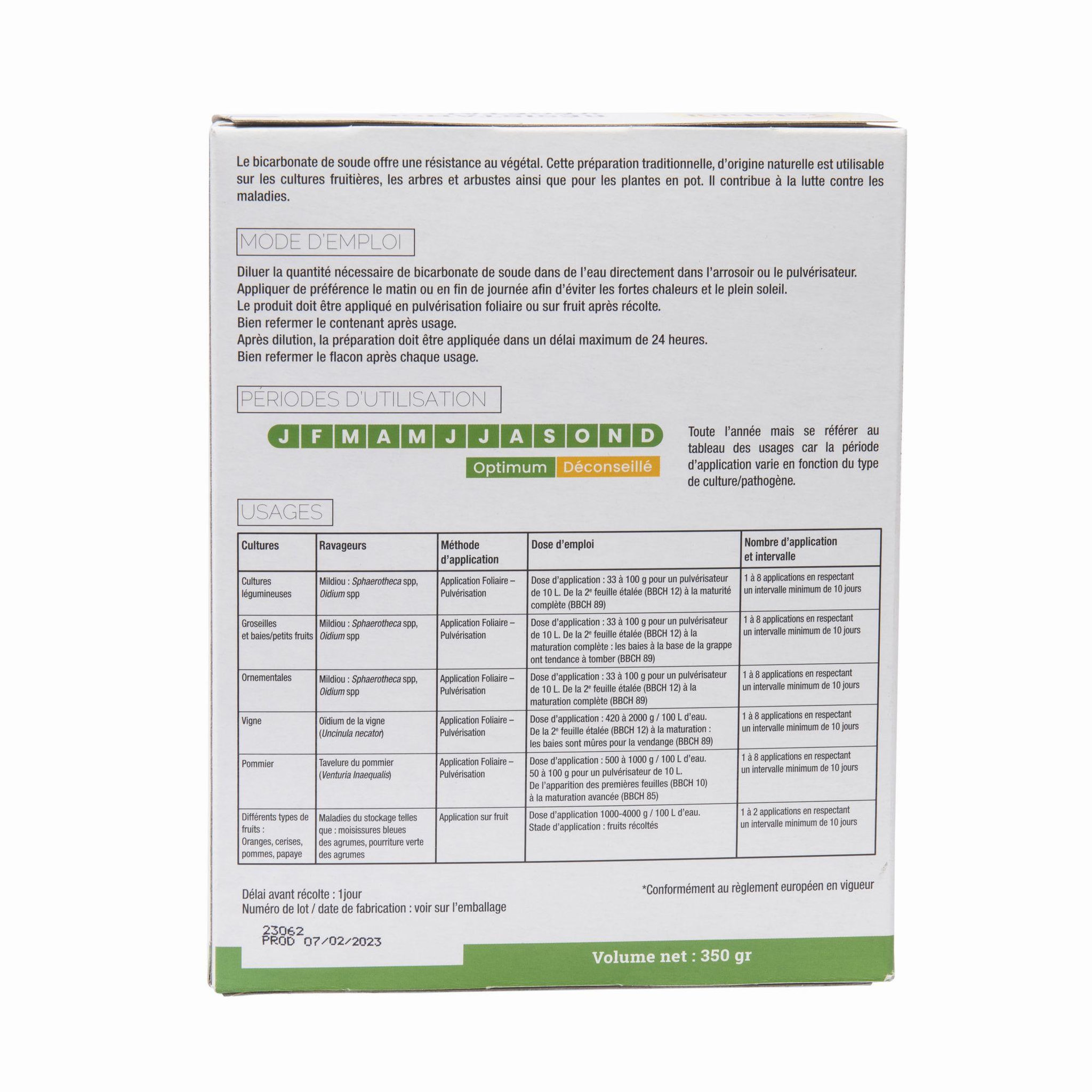 Voir la diapositive 3 : SOLABIOL Bicarbonate de soude 350 gr solabiol