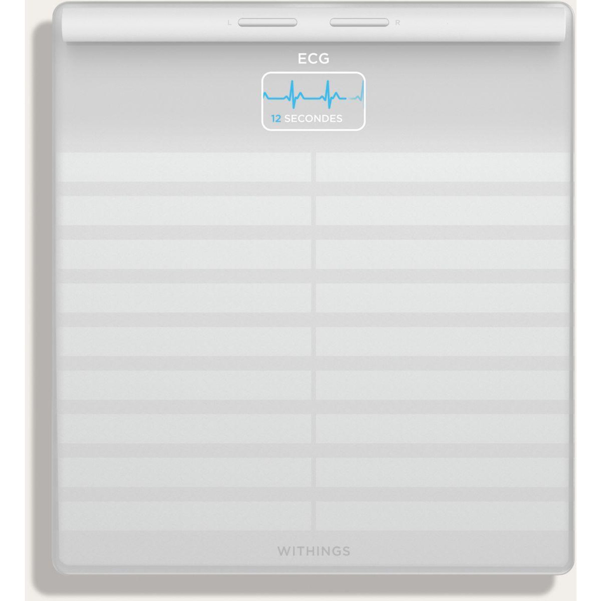WITHINGS Pèse personne connecté body scan blanche