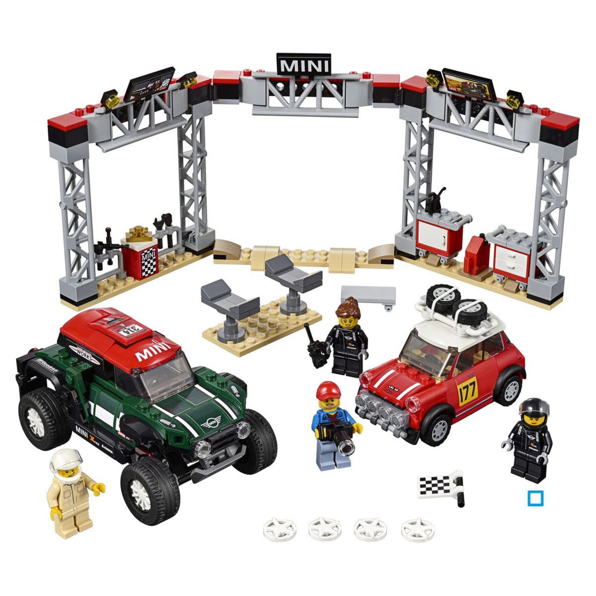 LEGO Speed Champions 75894 - Mini Cooper S Rally 1967 et Mini John Cooper Works Buggy