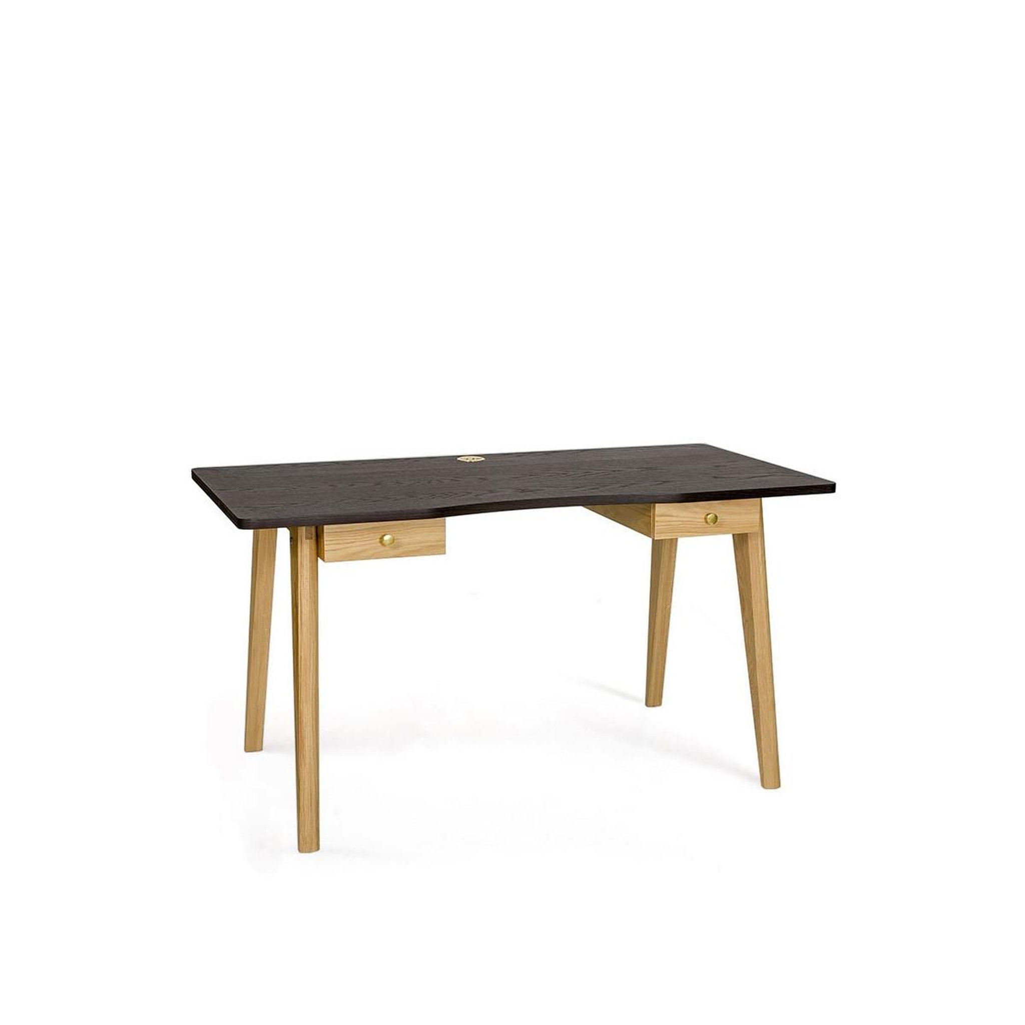 Voir la diapositive 6 : Paris Prix Bureau design 2 tiroirs  nice  140cm chêne & noir