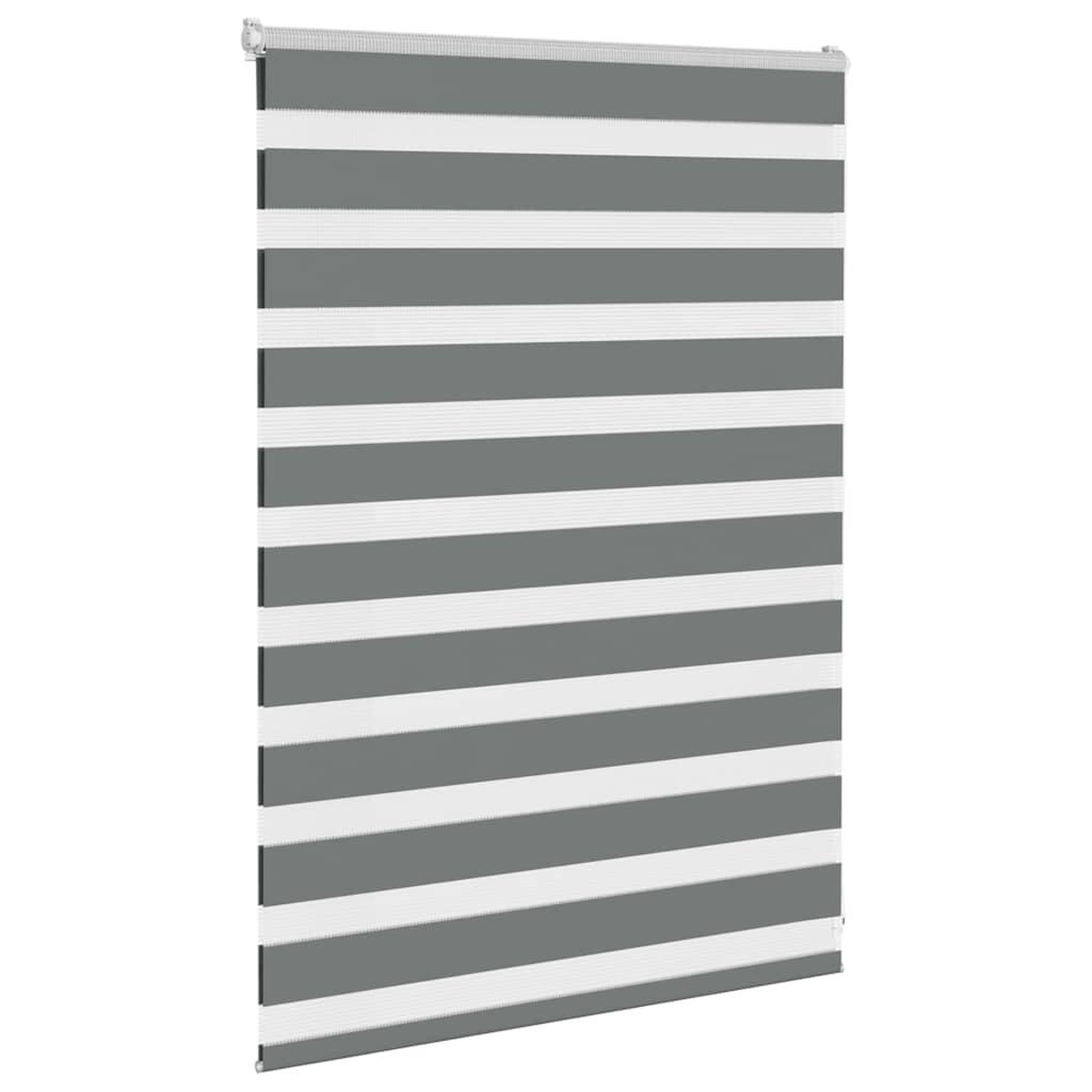Voir la diapositive 3 : VIDAXL Store zebre gris fonce largeur du tissu 110,9 cm polyester