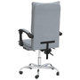 Voir la diapositive 5 : VIDAXL Fauteuil inclinable de bureau Gris clair Tissu