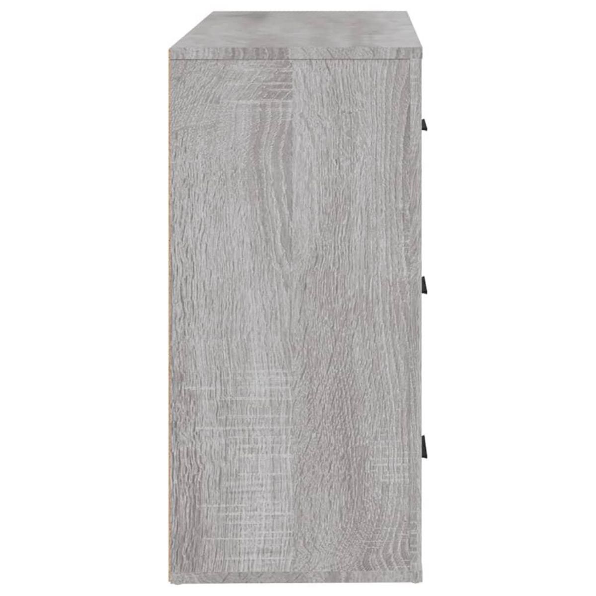 VIDAXL Buffet Sonoma gris 80x33x70 cm Bois d'ingenierie