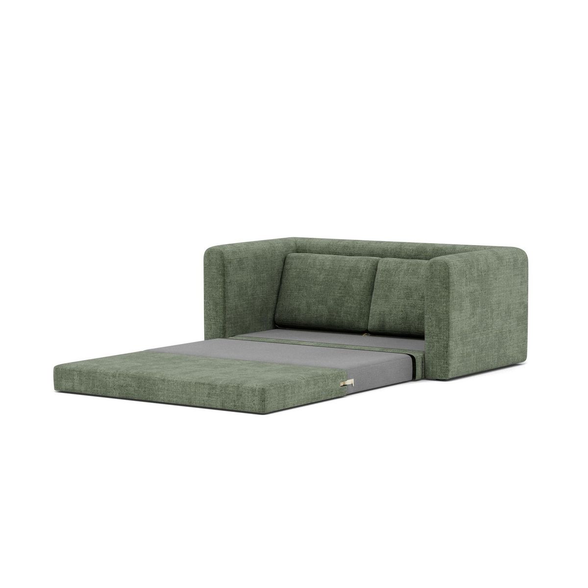 BEST MOBILIER Marilia - canapé 2 places convertible déplimousse en velours texturé