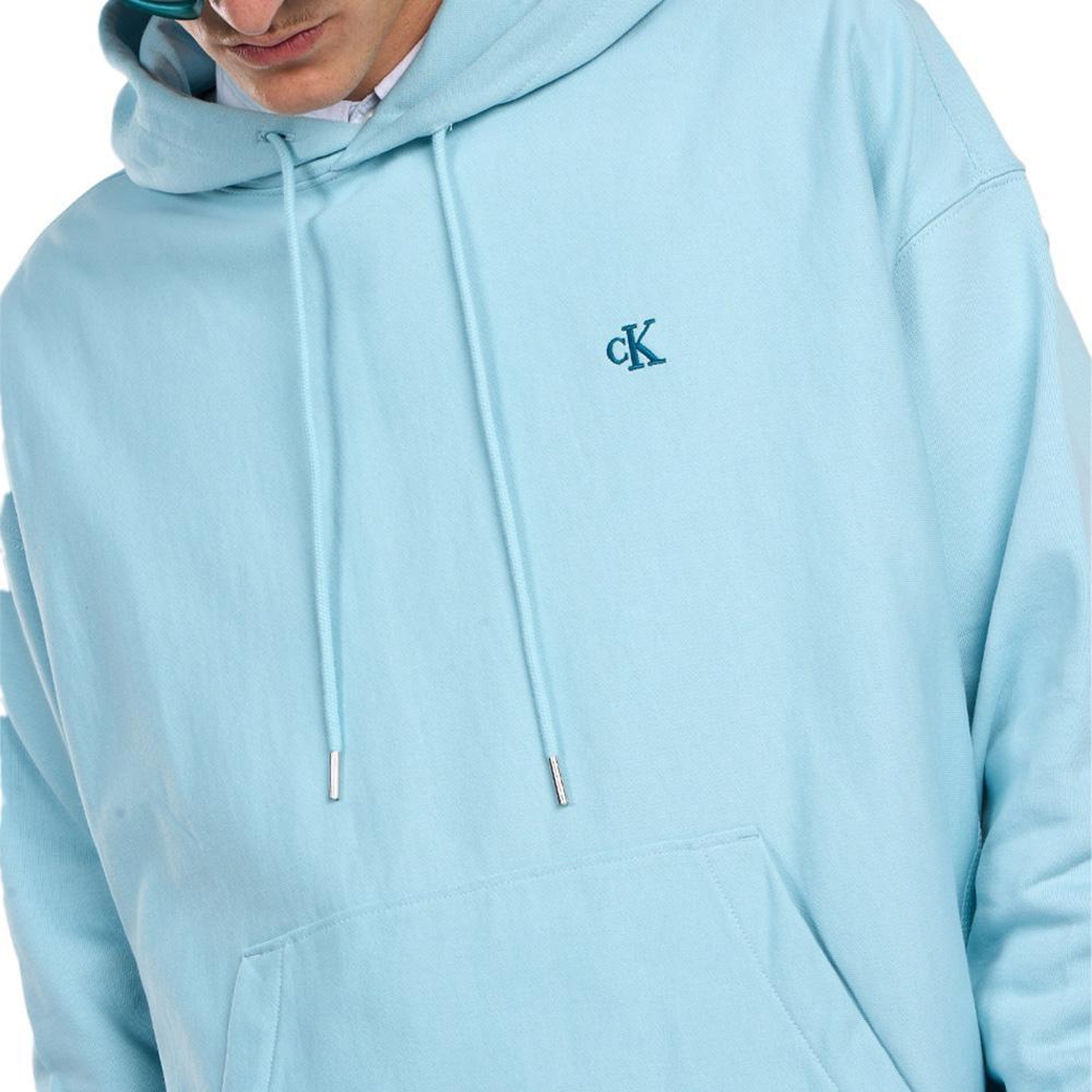 Voir la diapositive 2 : CALVIN KLEIN JEANS Sweat Bleu Homme Calvin Klein Jeans Premiums LV04RC278G