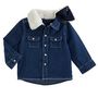 Voir la diapositive 1 : IN EXTENSO Chemise manches longues denim bébé garçon