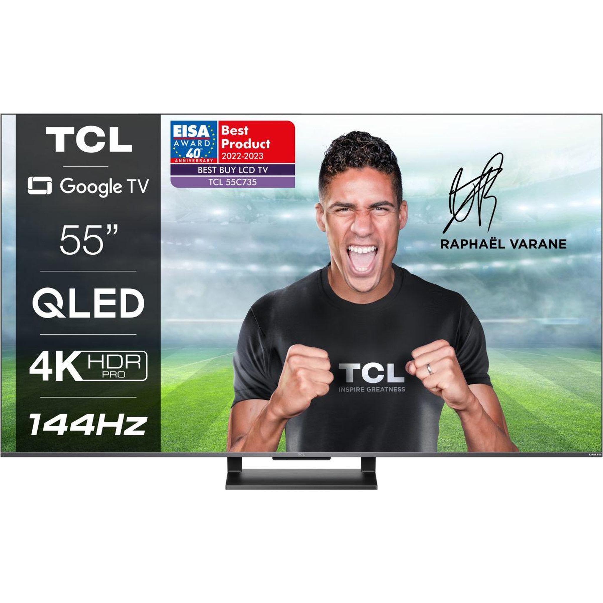 Voir la diapositive 1 : TCL TV QLED 55C735
