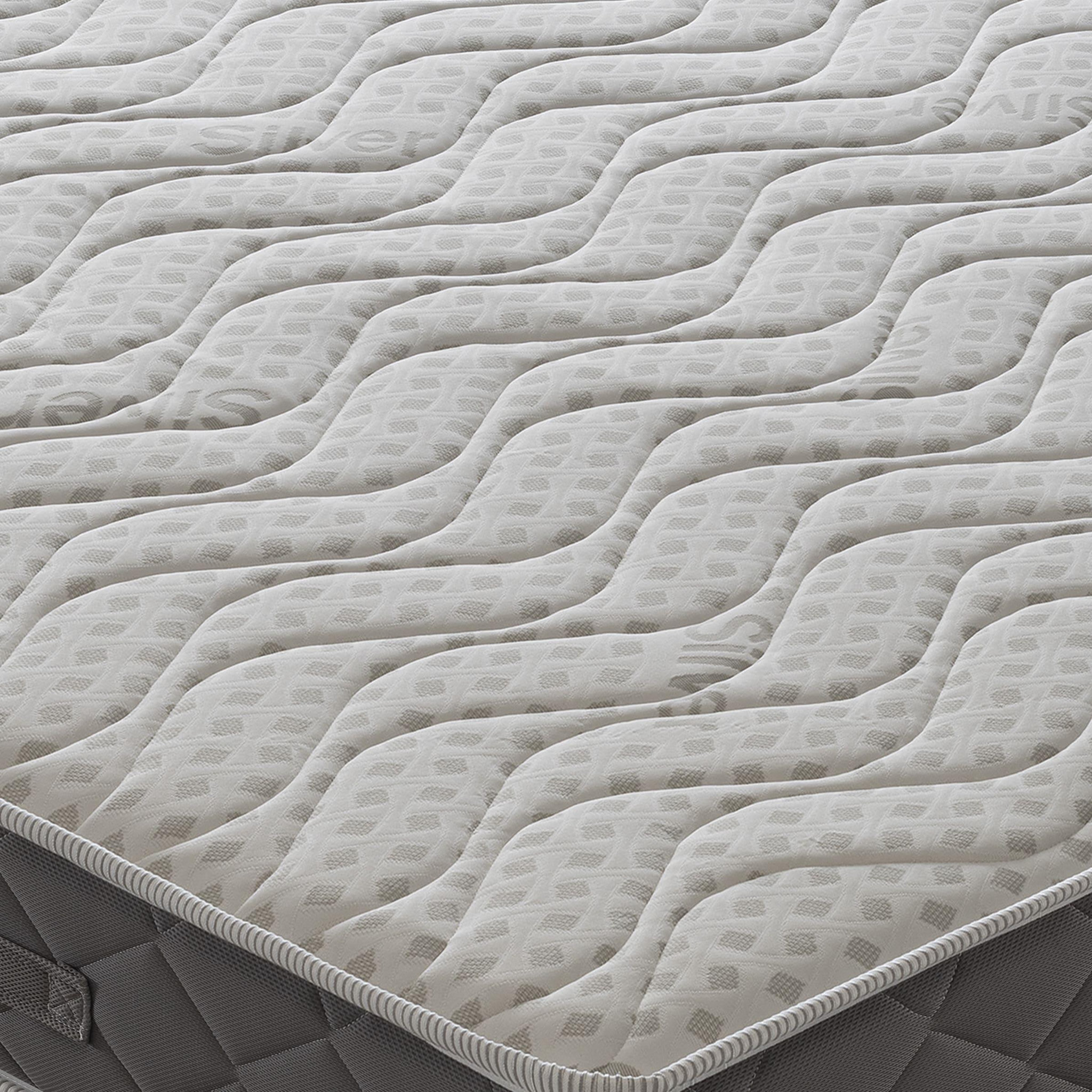 Voir la diapositive 4 : ILOVESLEEP Matelas Mousse SILVERSAFE - Accueil Mémoire De Forme - Epaisseur 21 Cm