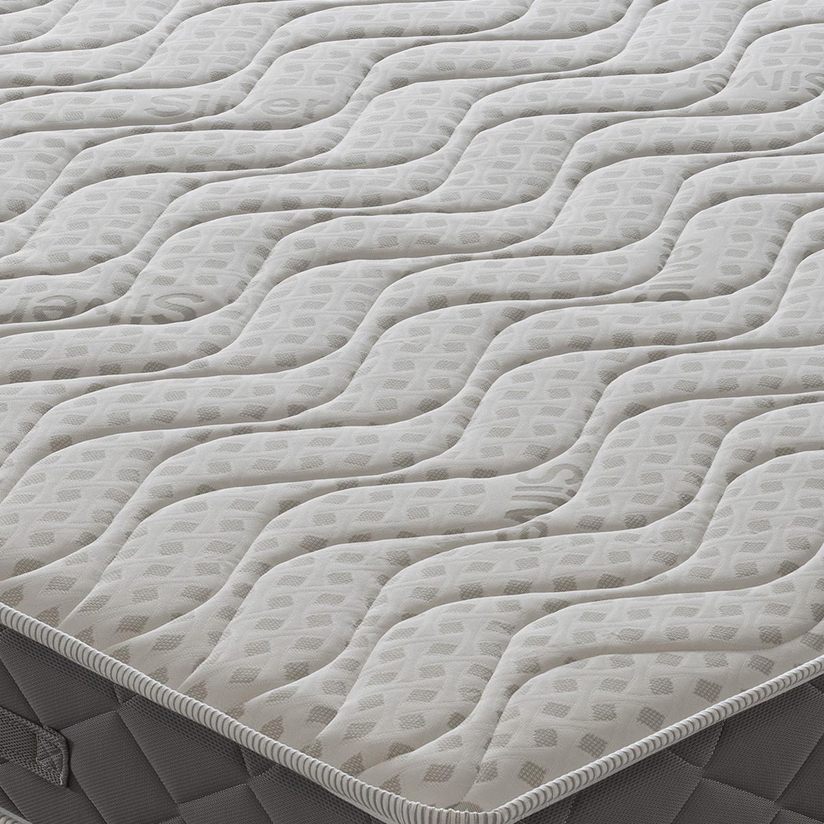 ILOVESLEEP Matelas Mousse SILVERSAFE - Accueil Mémoire De Forme - Epaisseur 21 Cm