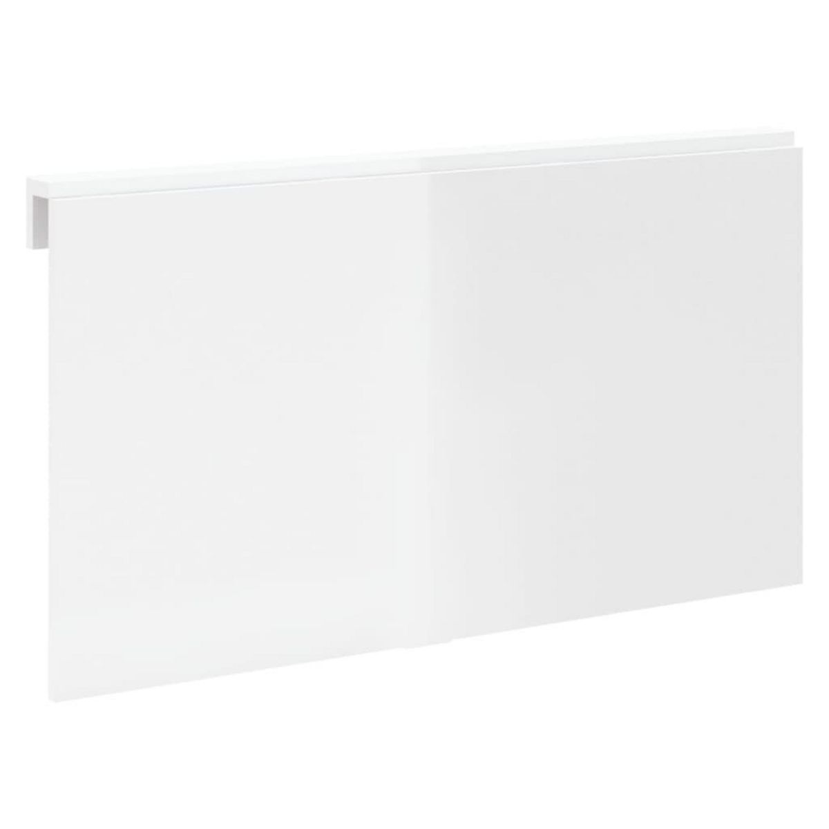 VIDAXL Table murale pliable Blanc brillant 100x60x56cm Bois ingenierie
