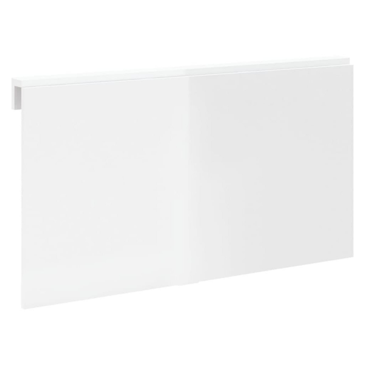 VIDAXL Table murale pliable Blanc brillant 100x60x56cm Bois ingenierie