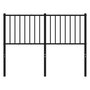 Voir la diapositive 3 : VIDAXL Tete de lit metal noir 120 cm