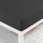 Paris Prix Drap Housse  Jersy  140x190cm Anthracite