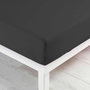 Voir la diapositive 1 : Paris Prix Drap Housse  Jersy  140x190cm Anthracite