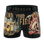 Voir la diapositive 5 : FREEGUN Lot de 5 boxers homme Vintage outdoor