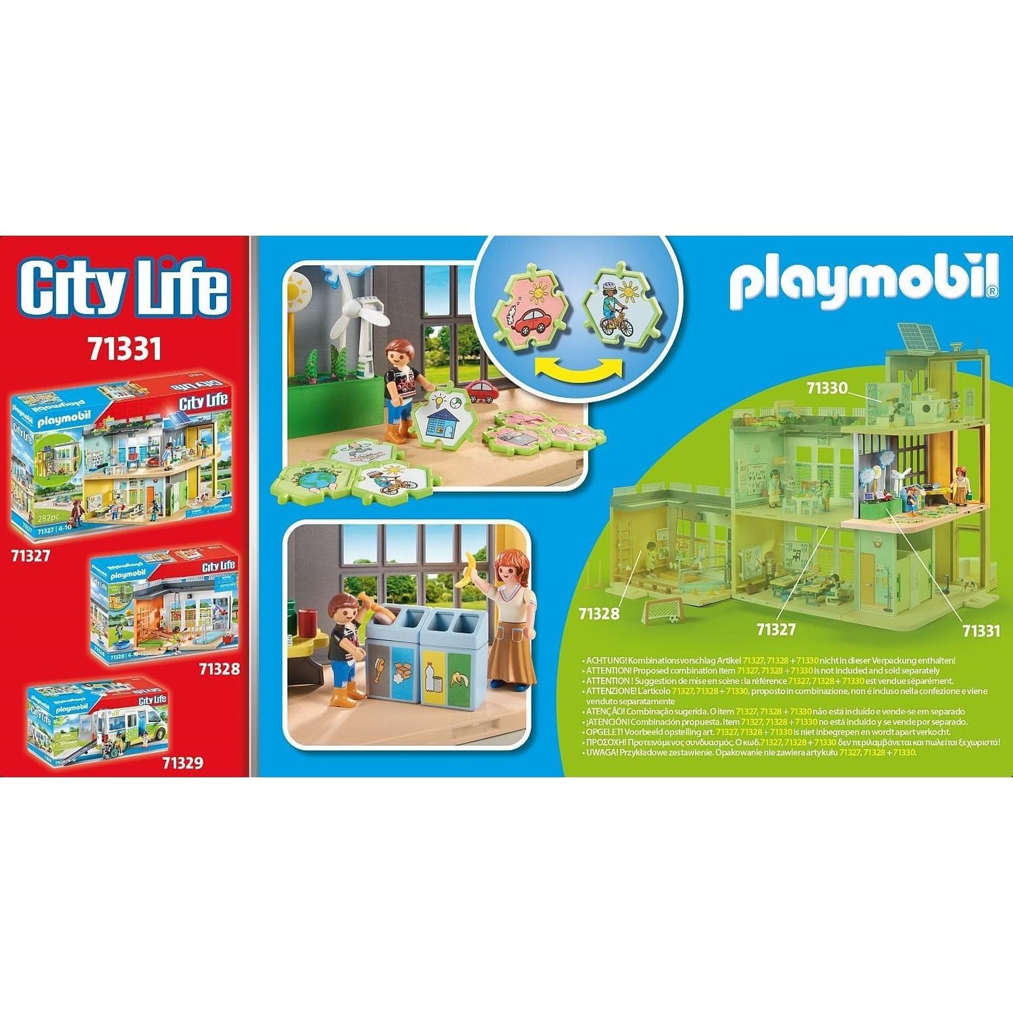 Voir la diapositive 6 : PLAYMOBIL City Life - Classe éducative sur l'écologie