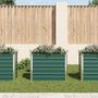 Voir la diapositive 3 : VIDAXL Lit sureleve de jardin Acier galvanise 100x40x77 cm Vert